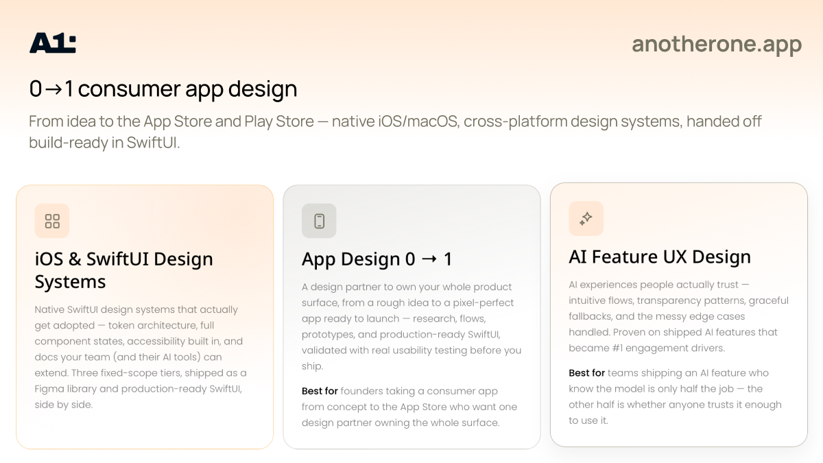 Natalia Koldaeva — Freelance iOS Product Designer · 0→1 Consumer Apps